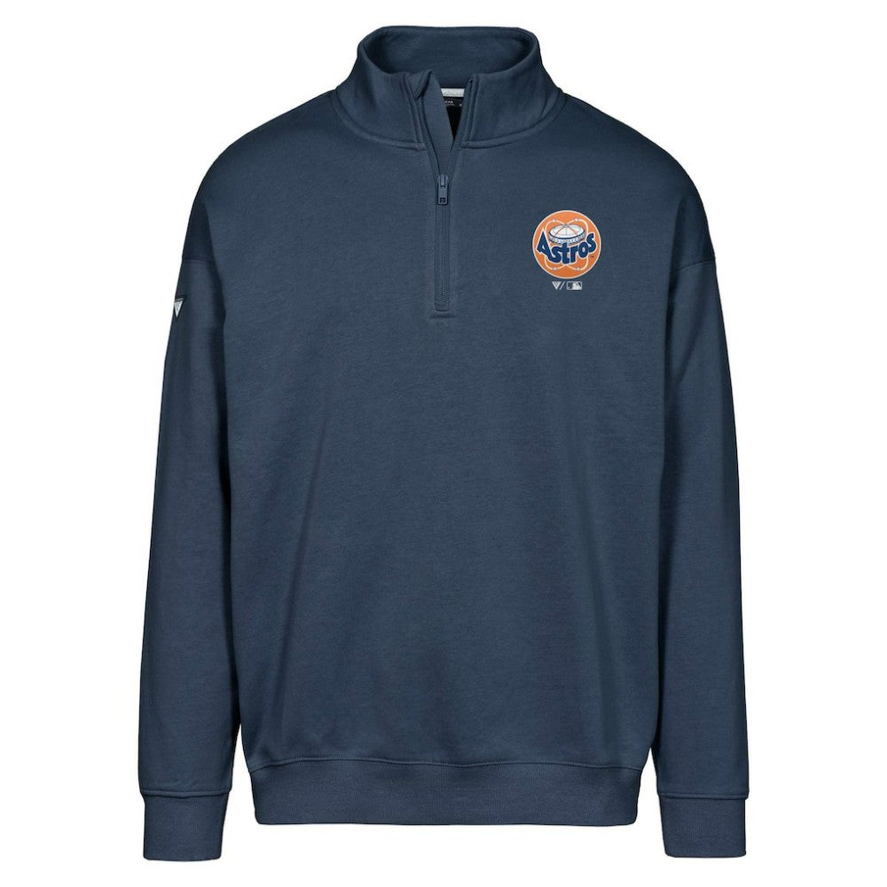 Houston Astros Levelwear Murray Core Logo Quarter-Zip Pullover Top Sale