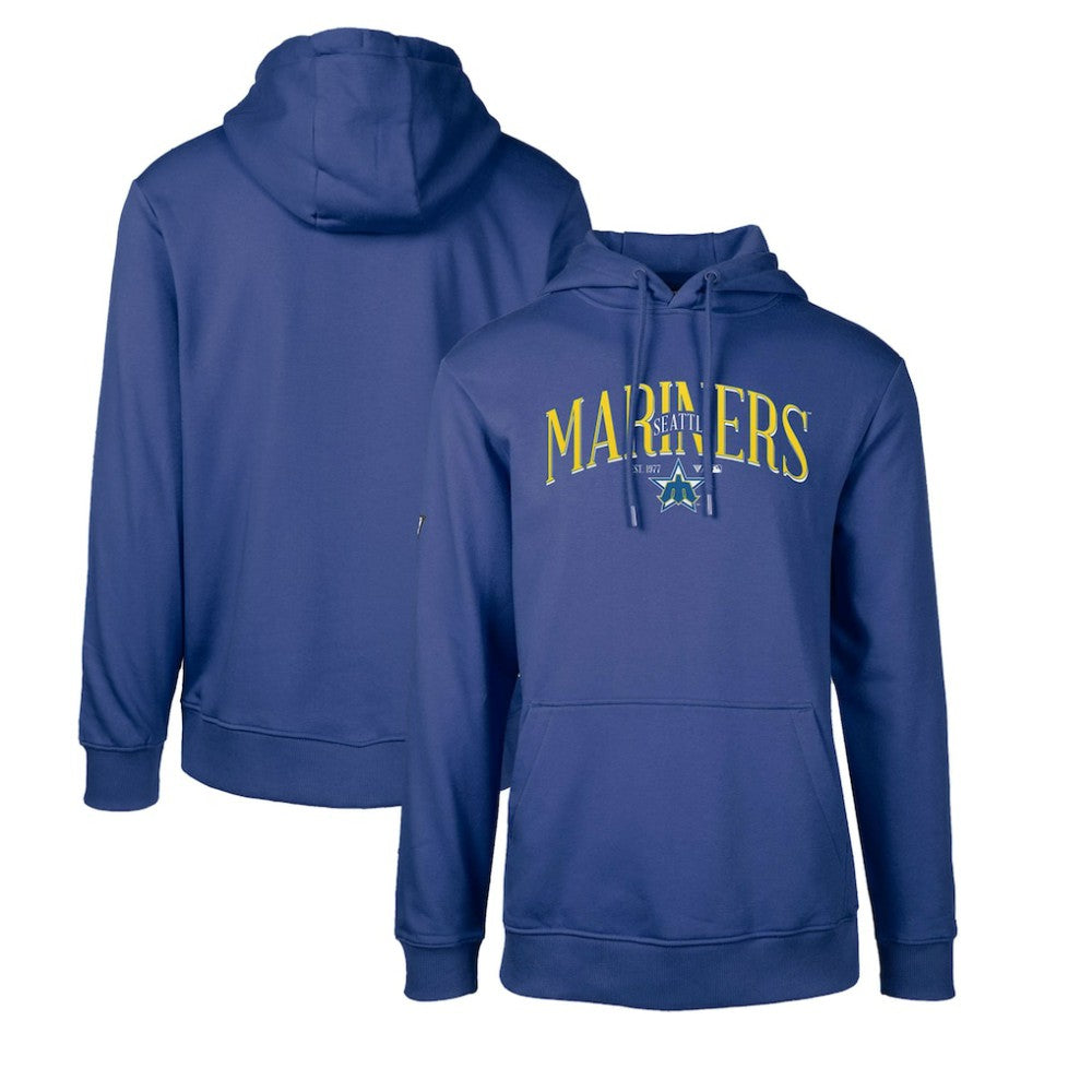 Seattle Mariners Levelwear Cooperstown Collection Podium Retro Spellout Pullover Hoodie for sale