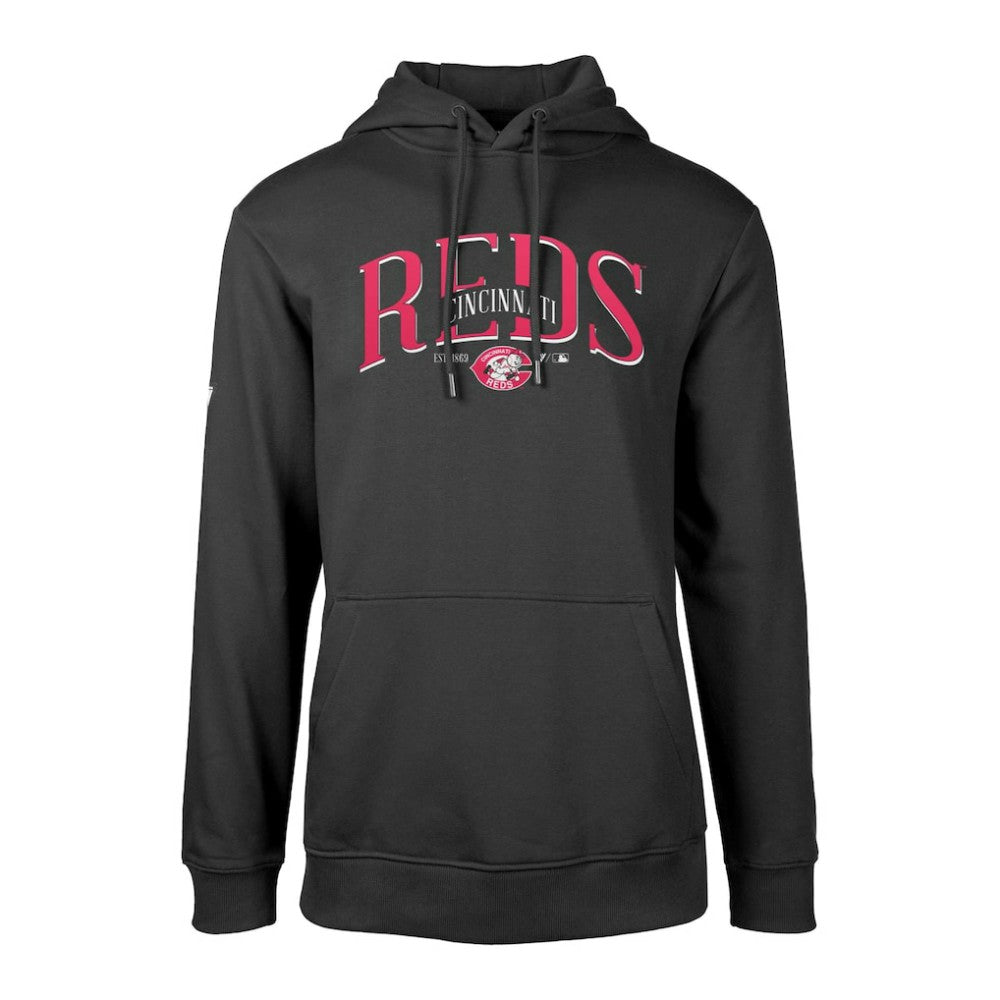 Cincinnati Reds Levelwear Cooperstown Collection Podium Retro Spellout Pullover Hoodie Online