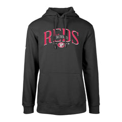 Cincinnati Reds Levelwear Cooperstown Collection Podium Retro Spellout Pullover Hoodie Online