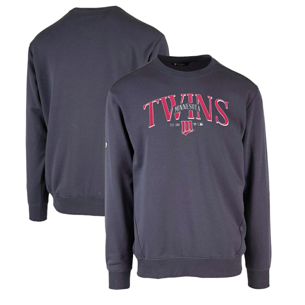 Minnesota Twins Levelwear Zane Cooperstown Collection Retro Spellout Pullover Sweatshirt Online