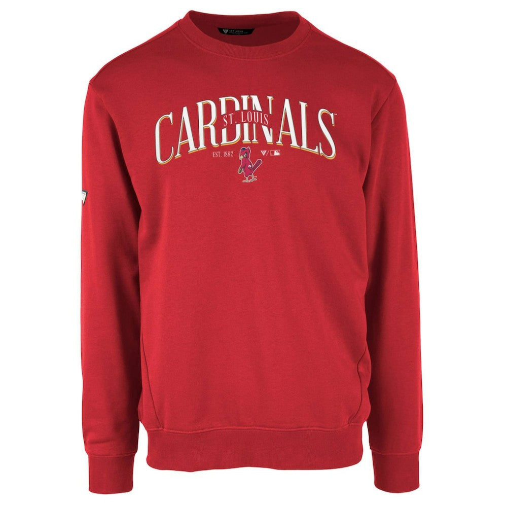 St. Louis Cardinals Levelwear Zane Cooperstown Collection Retro Spellout Pullover Sweatshirt Online