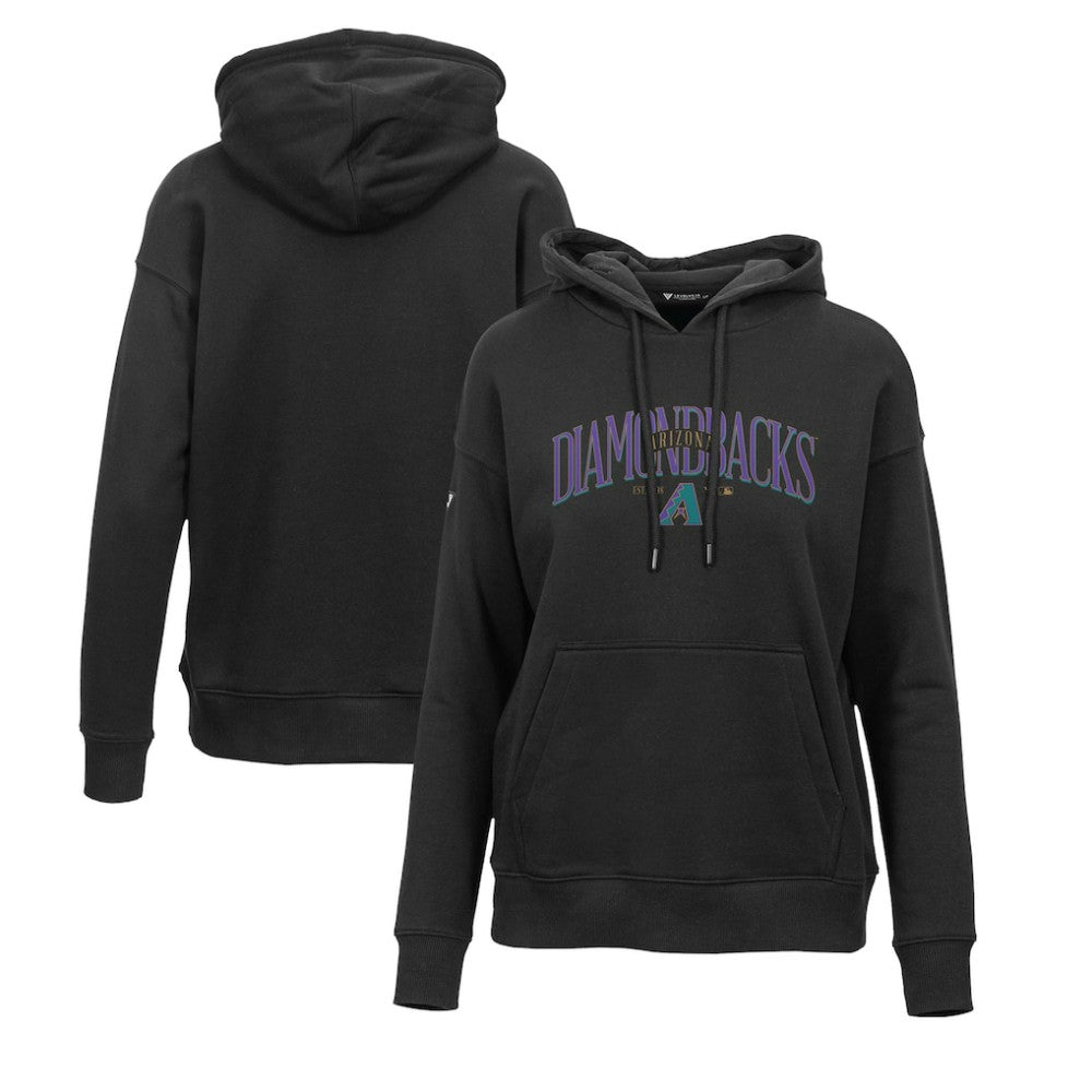 Arizona Diamondbacks Levelwear Women's Adorn Cooperstown Collection Retro Spellout Pullover Hoodie for sale