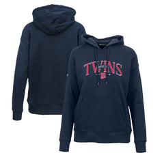 Minnesota Twins Levelwear Women's Adorn Cooperstown Collection Retro Spellout Pullover Hoodie Online