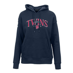 Minnesota Twins Levelwear Women's Adorn Cooperstown Collection Retro Spellout Pullover Hoodie Online