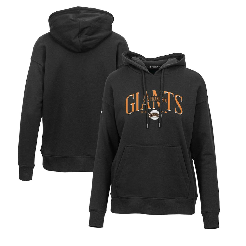 San Francisco Giants Levelwear Women's Adorn Cooperstown Collection Retro Spellout Pullover Hoodie Sale