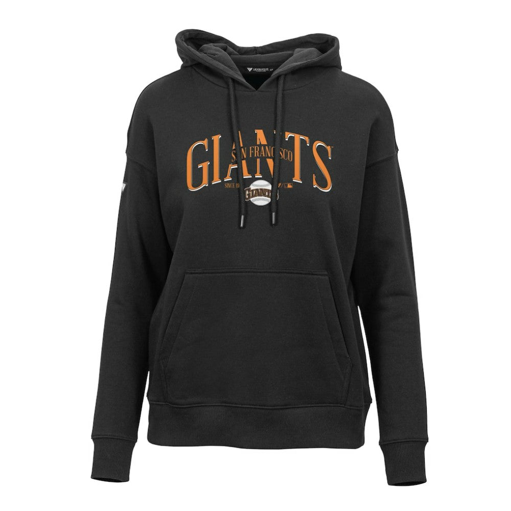San Francisco Giants Levelwear Women's Adorn Cooperstown Collection Retro Spellout Pullover Hoodie Sale