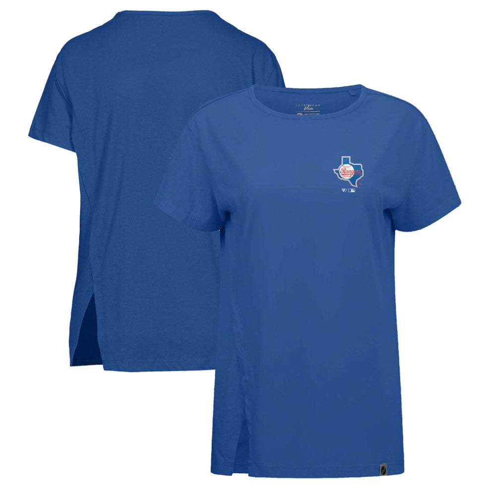Texas Rangers Levelwear Women's Influx Cooperstown Core Logo T-Shirt Online
