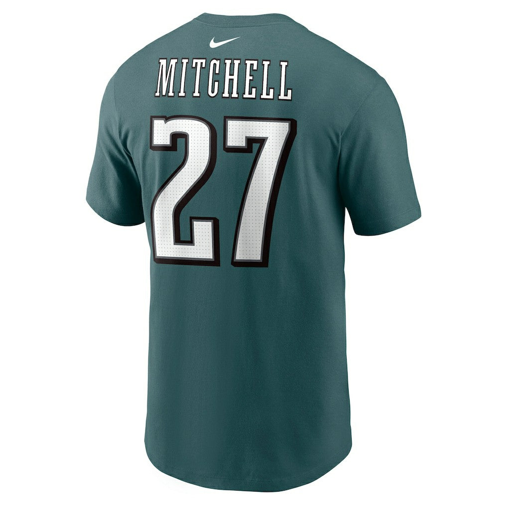 Quinyon Mitchell Philadelphia Eagles Name & Number T-Shirt Green - Nike