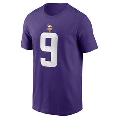 J.J. McCarthy Minnesota Vikings Name & Number T-Shirt Purple - Nike