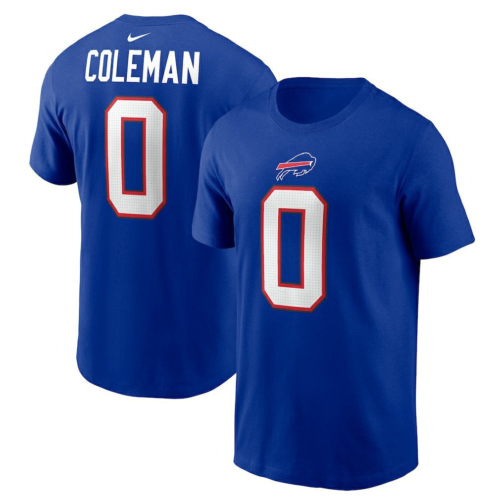 Keon Coleman Buffalo Bills Name & Number T-Shirt Royal - Nike