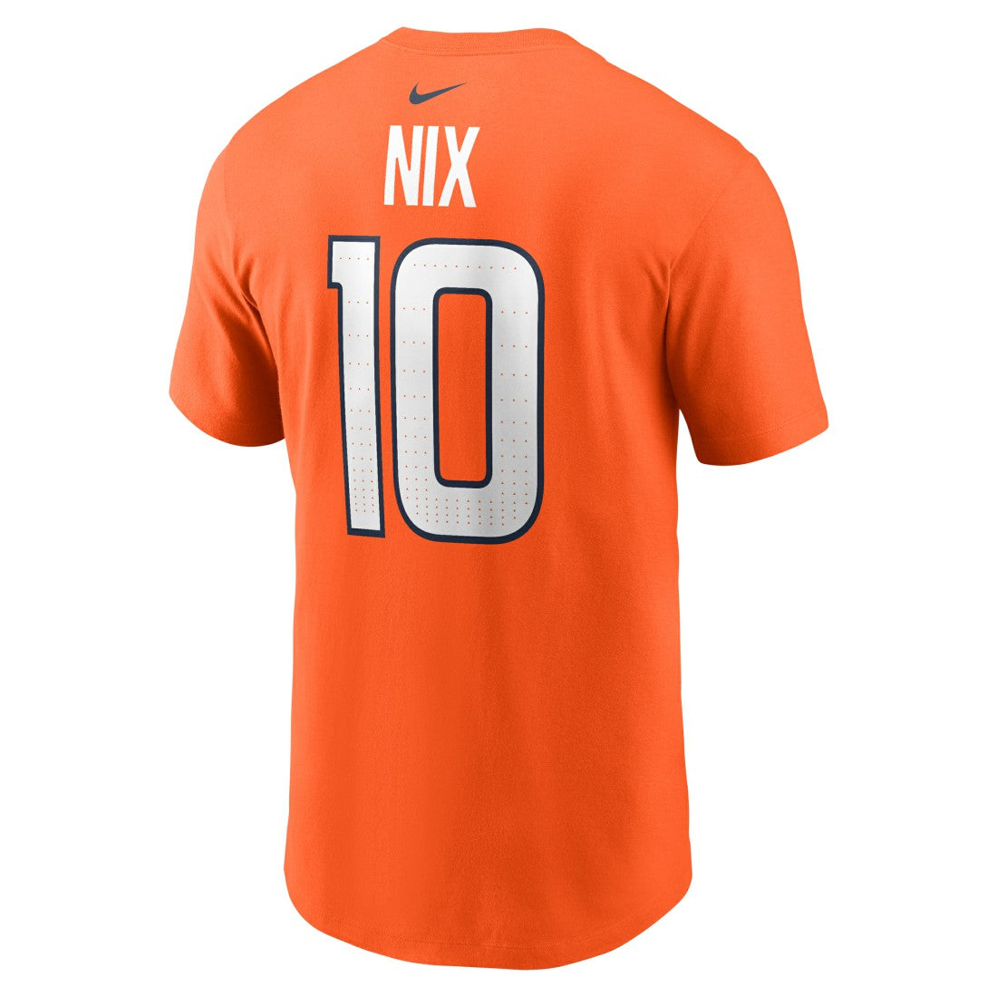 Bo Nix Denver Broncos Name & Number T-Shirt Orange - Nike