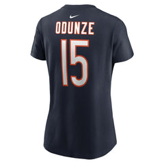 Rome Odunze Chicago Bears Women's Name & Number T-Shirt Navy - Nike