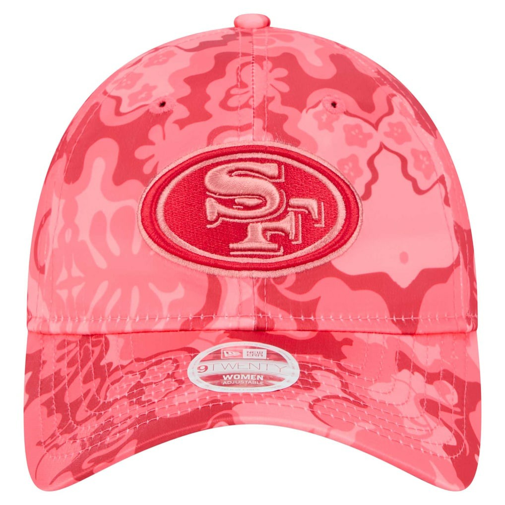 San Francisco 49ers New Era Women's Trippy 9TWENTY Adjustable Hat Scarlet - NFL