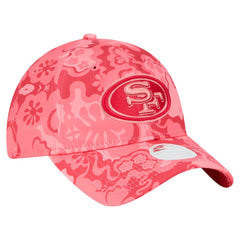 San Francisco 49ers New Era Women's Trippy 9TWENTY Adjustable Hat Scarlet - NFL