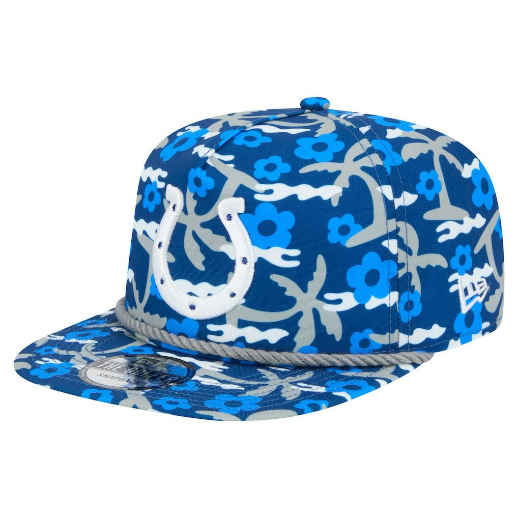 Indianapolis Colts New Era Wakey Wakey Golfer Snapback Hat Royal - NFL