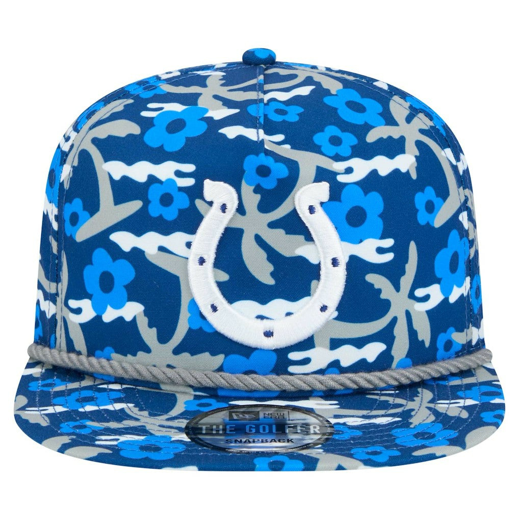 Indianapolis Colts New Era Wakey Wakey Golfer Snapback Hat Royal - NFL
