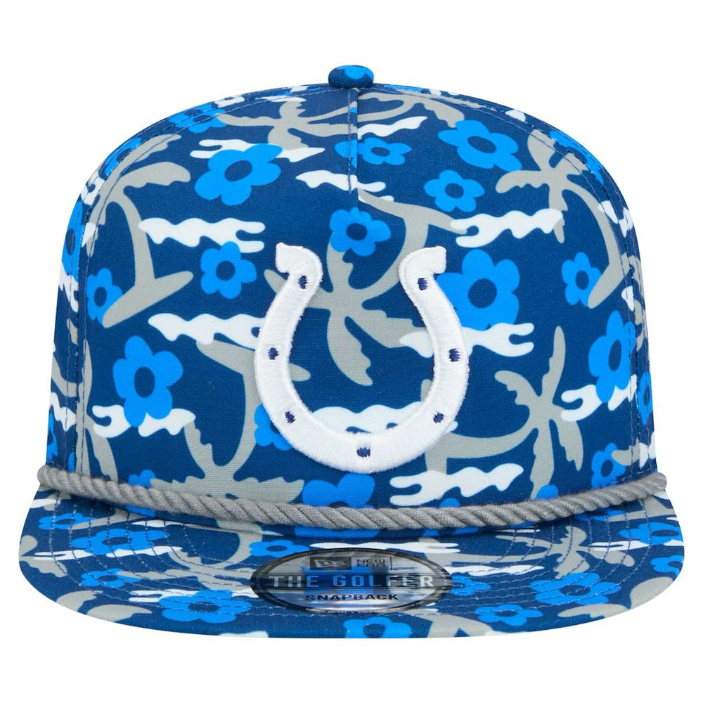 Indianapolis Colts New Era Wakey Wakey Golfer Snapback Hat Royal - NFL