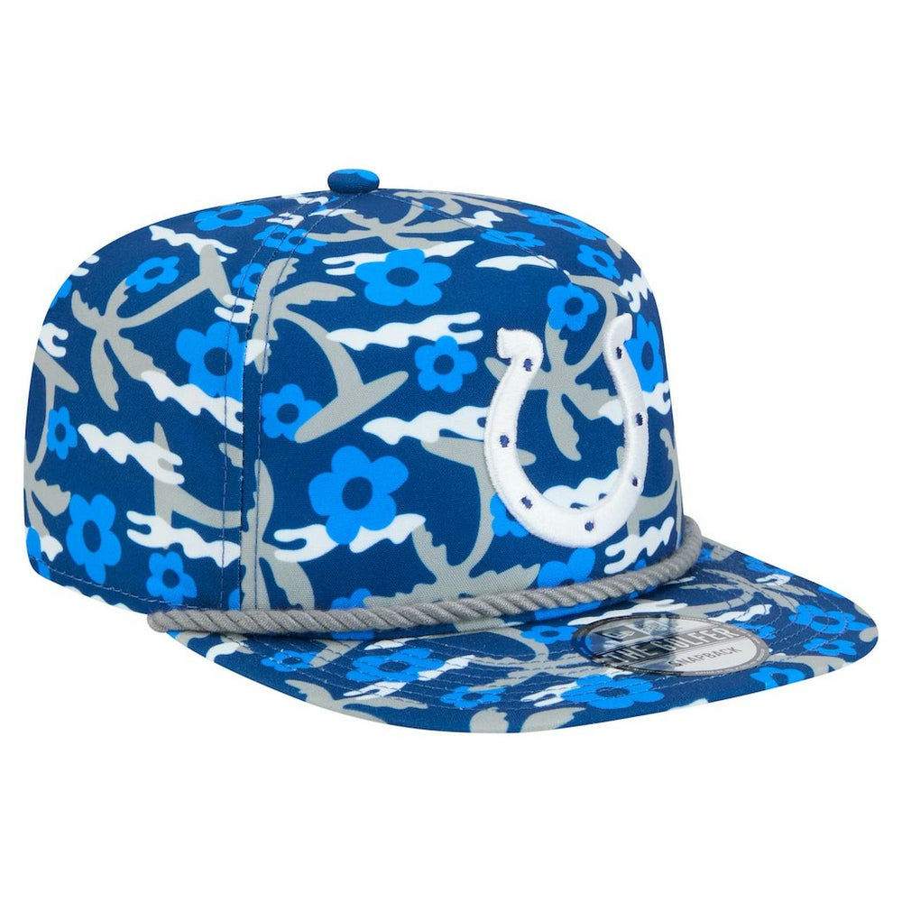 Indianapolis Colts New Era Wakey Wakey Golfer Snapback Hat Royal - NFL