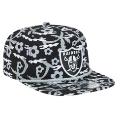 Las Vegas Raiders New Era Wakey Wakey Golfer Snapback Hat Black - NFL