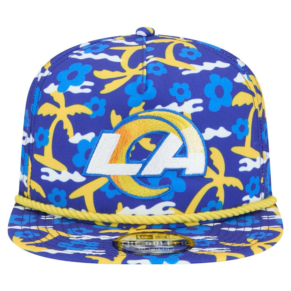 Los Angeles Rams New Era Wakey Wakey Golfer Snapback Hat Royal - NFL