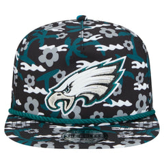Philadelphia Eagles New Era Wakey Wakey Golfer Snapback Hat Black - NFL