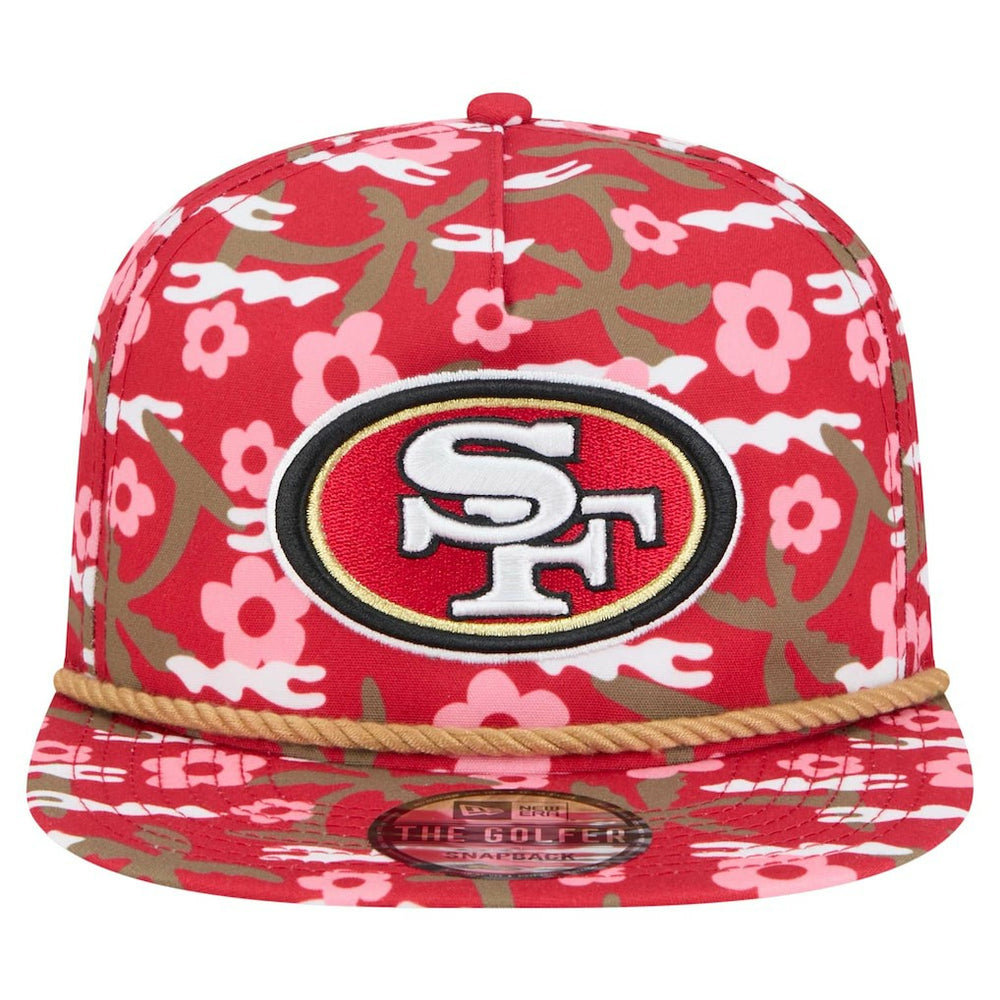 San Francisco 49ers New Era Wakey Wakey Golfer Snapback Hat Scarlet - NFL