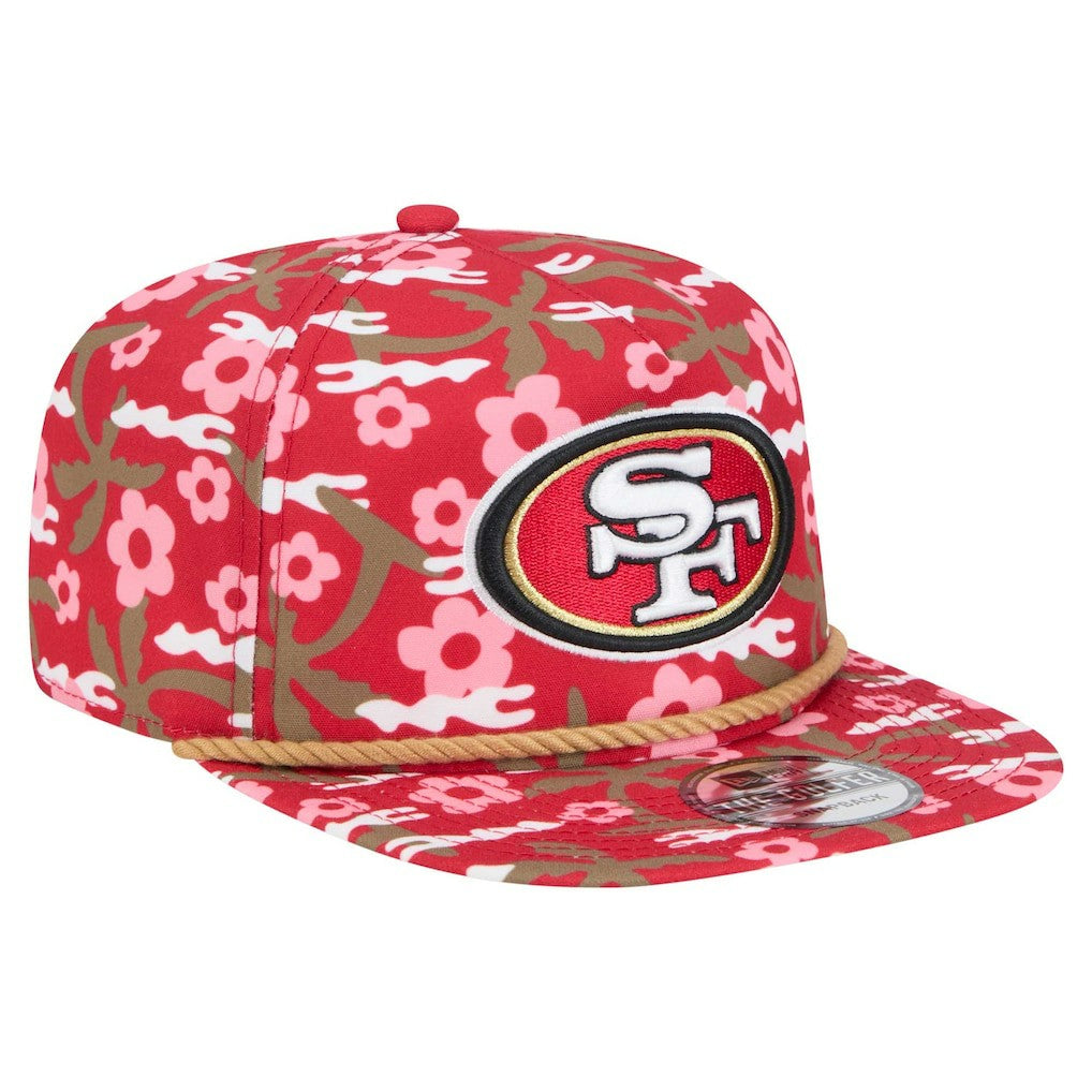 San Francisco 49ers New Era Wakey Wakey Golfer Snapback Hat Scarlet - NFL