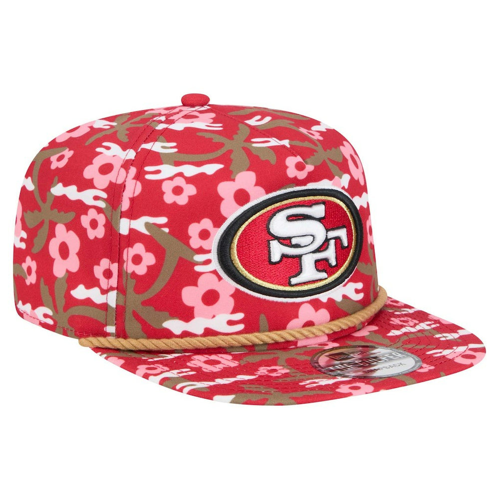 San Francisco 49ers New Era Wakey Wakey Golfer Snapback Hat Scarlet - NFL