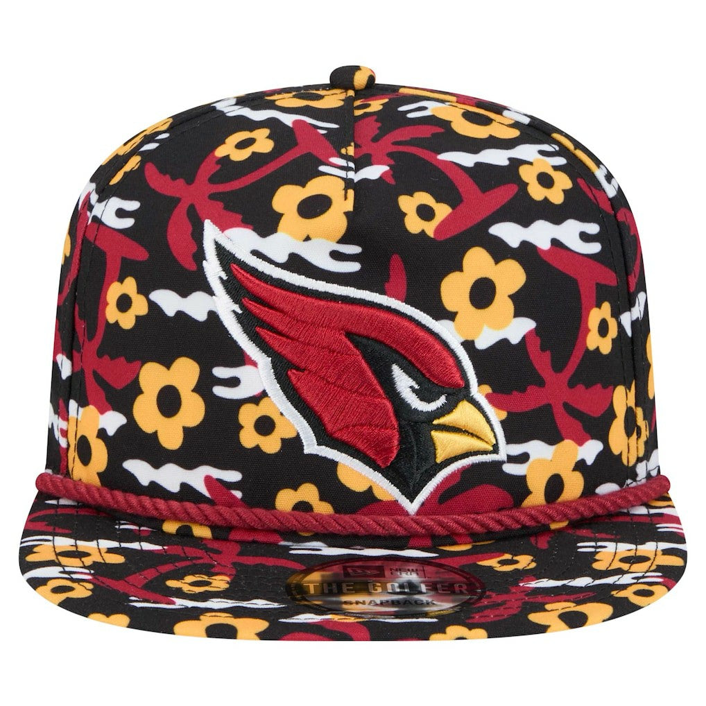 Arizona Cardinals New Era Wakey Wakey Golfer Snapback Hat Black - NFL
