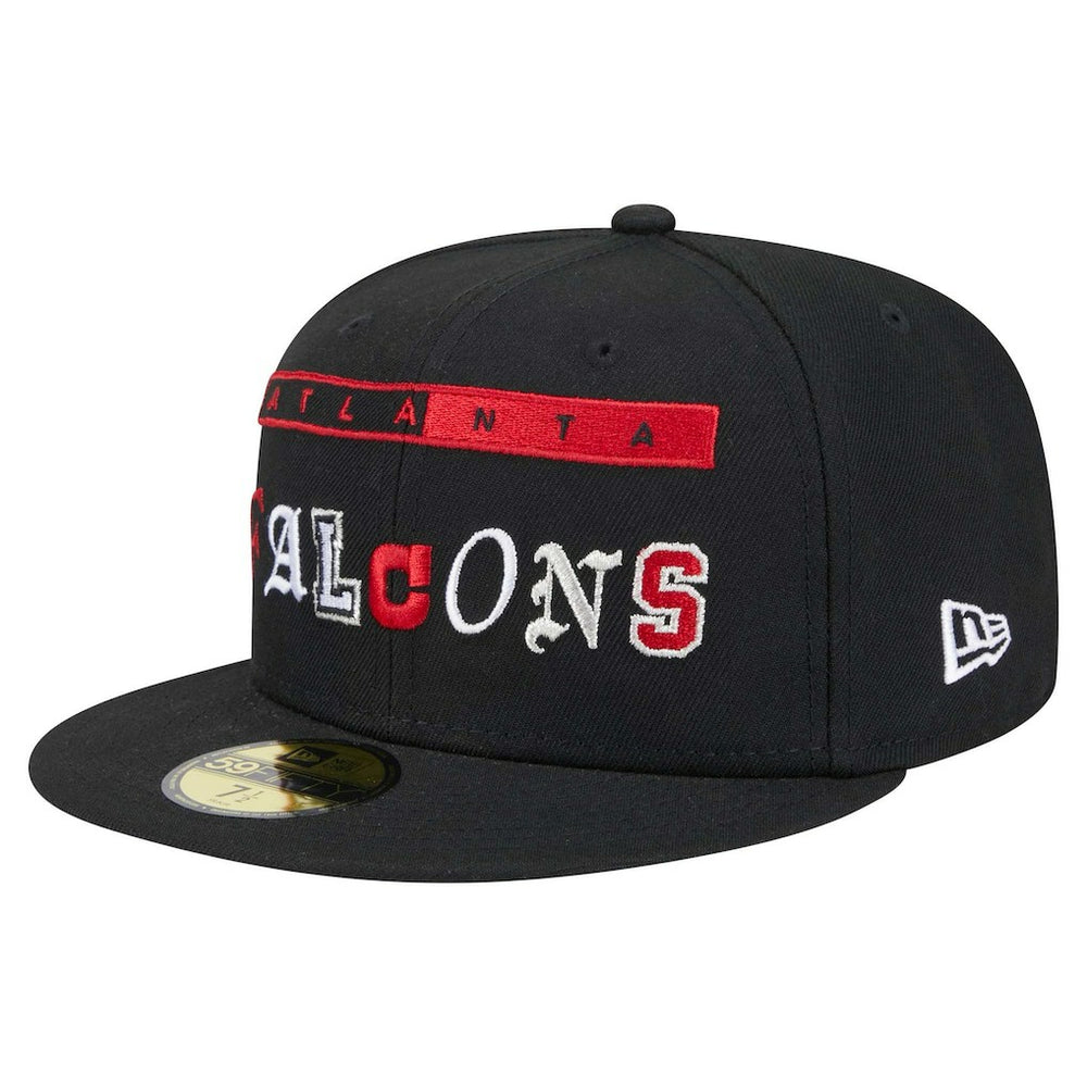 Atlanta Falcons New Era Ransom 59FIFTY Fitted Hat Black - NFL