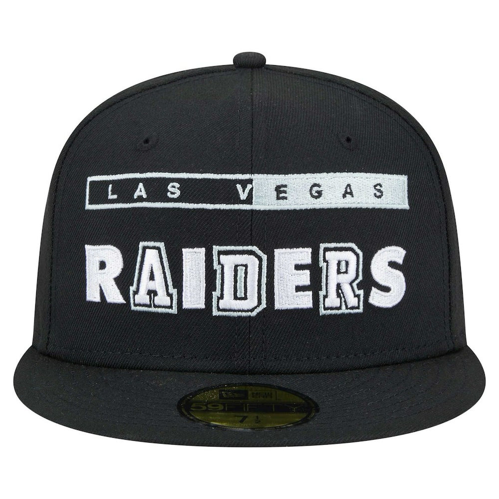 Las Vegas Raiders New Era Ransom 59FIFTY Fitted Hat Black - NFL