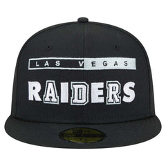 Las Vegas Raiders New Era Ransom 59FIFTY Fitted Hat Black - NFL