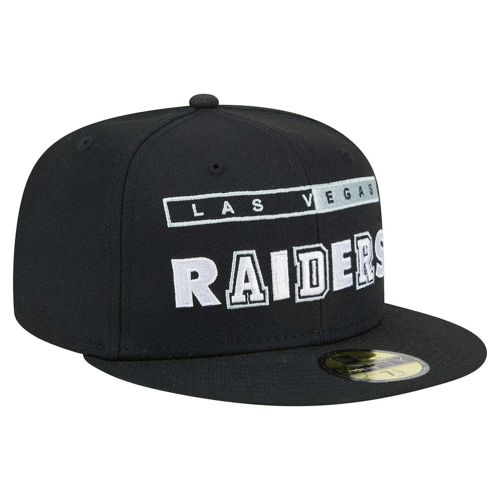 Las Vegas Raiders New Era Ransom 59FIFTY Fitted Hat Black - NFL