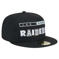 Las Vegas Raiders New Era Ransom 59FIFTY Fitted Hat Black - NFL