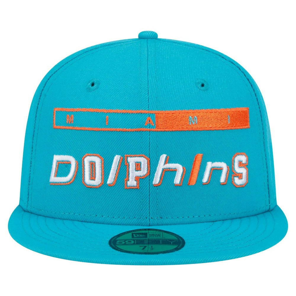 Miami Dolphins New Era Ransom 59FIFTY Fitted Hat Aqua - NFL
