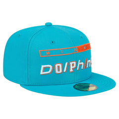 Miami Dolphins New Era Ransom 59FIFTY Fitted Hat Aqua - NFL