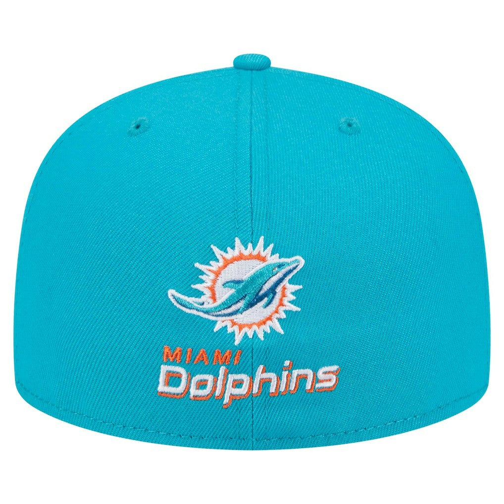 Miami Dolphins New Era Ransom 59FIFTY Fitted Hat Aqua - NFL