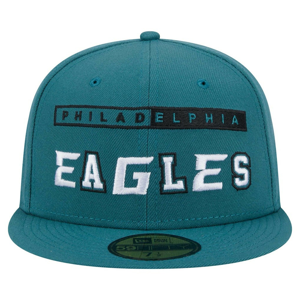 Philadelphia Eagles New Era Ransom 59FIFTY Fitted Hat Midnight Green - NFL
