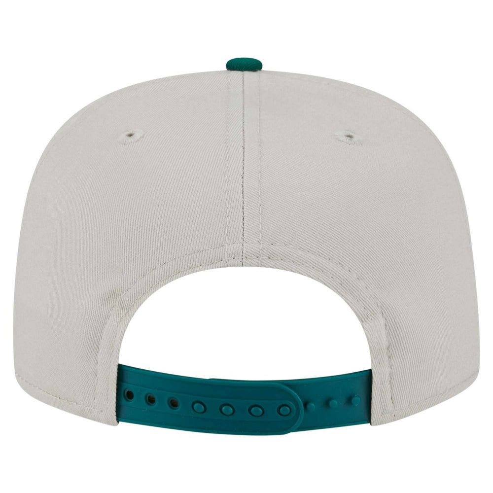 New York Jets New Era Athletic Golfer Snapback Hat Stone/Green - NFL