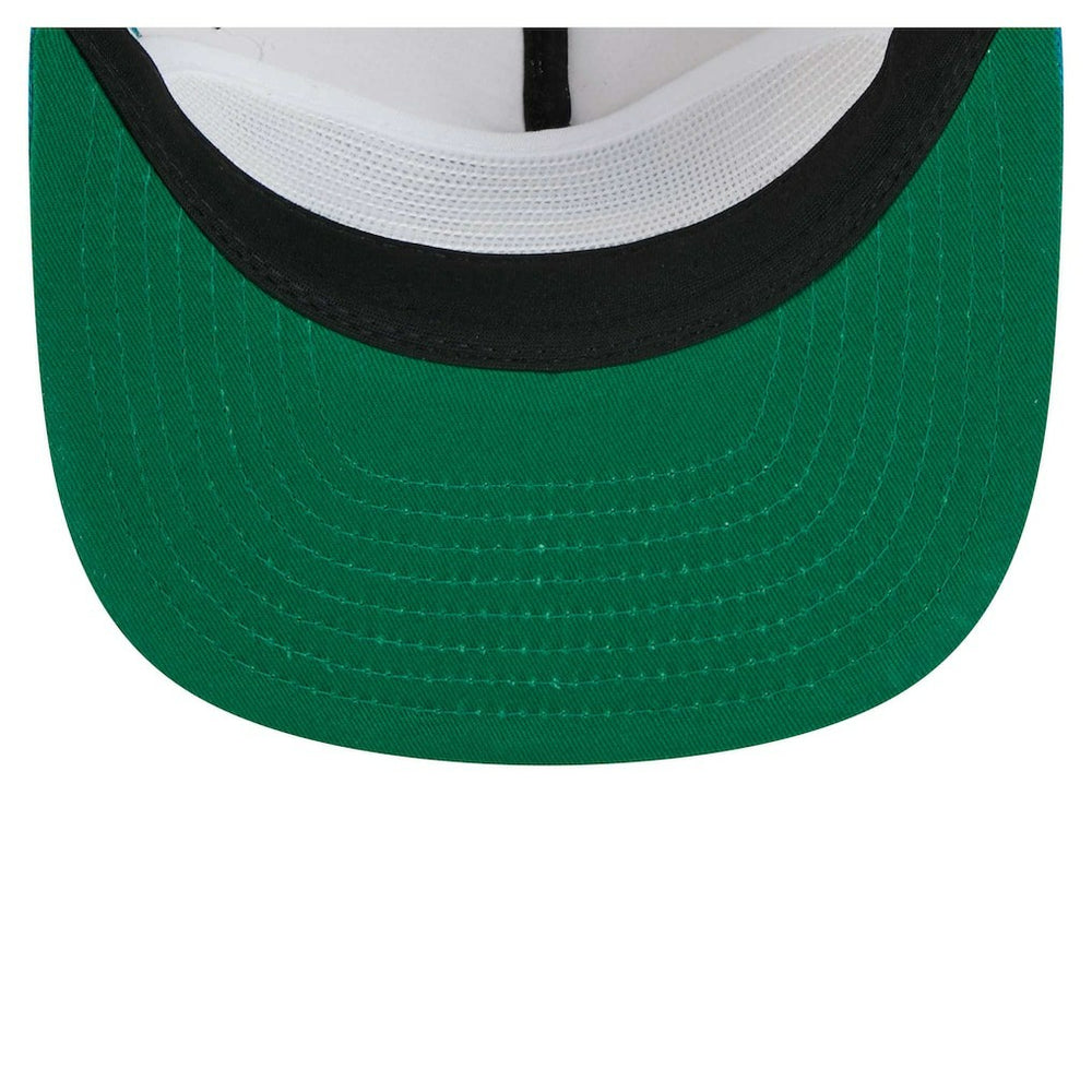 Jacksonville Jaguars New Era Athletic Golfer Snapback Hat Stone/Teal - NFL