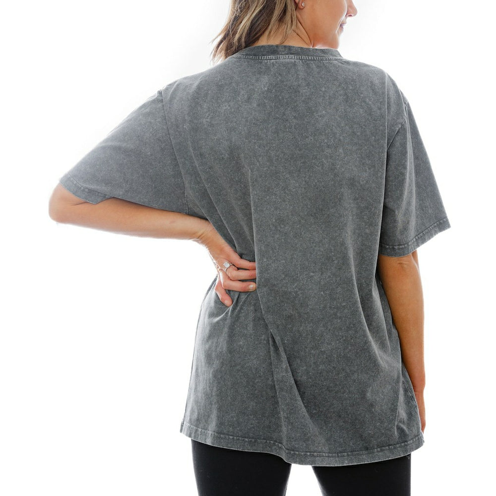 New York Jets Gameday Couture Women's Tackle Titan Relaxed Fit T-Shirt Gray - NFL