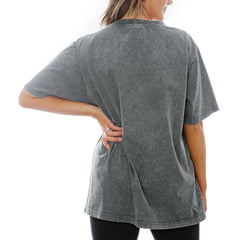 Houston Texans Gameday Couture Women's Tackle Titan Relaxed Fit T-Shirt Gray - NFL