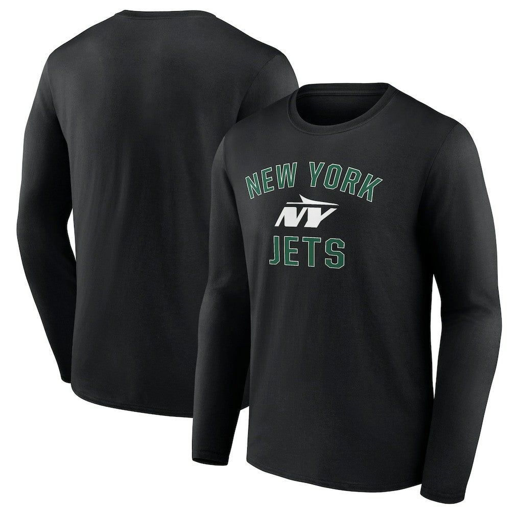New York Jets Victory Arch Long Sleeve T-Shirt Black - NFL