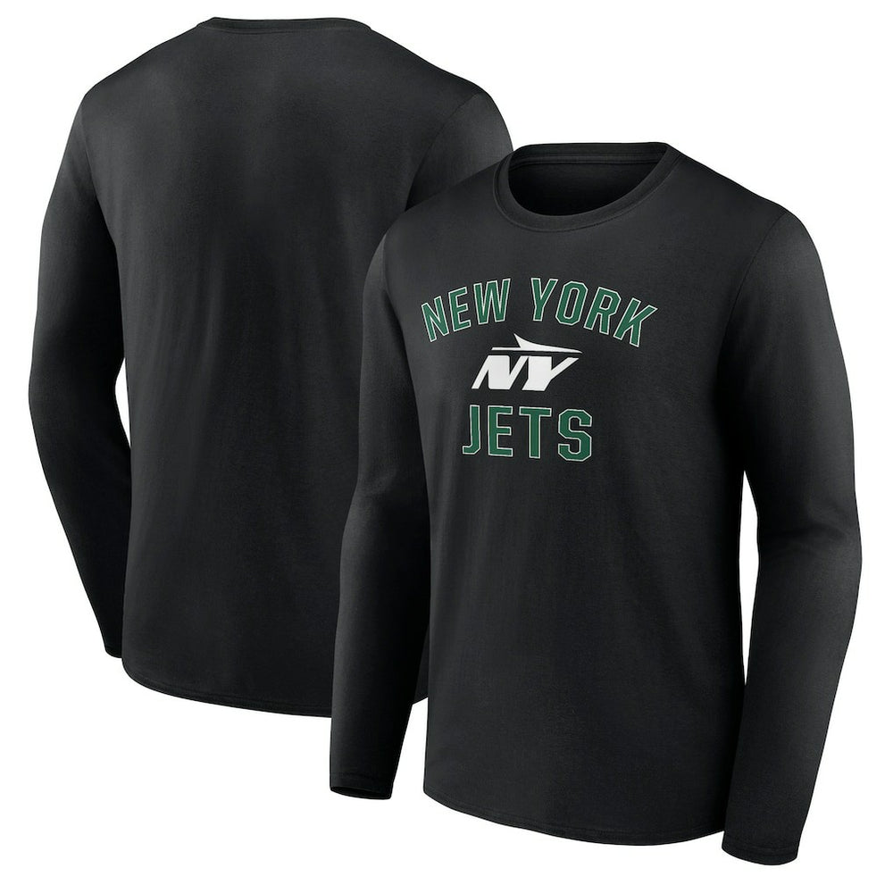 New York Jets Victory Arch Long Sleeve T-Shirt Black - NFL