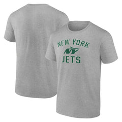 New York Jets Victory Arch T-Shirt Heather Gray - NFL