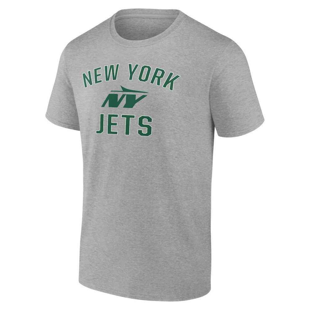 New York Jets Victory Arch T-Shirt Heather Gray - NFL