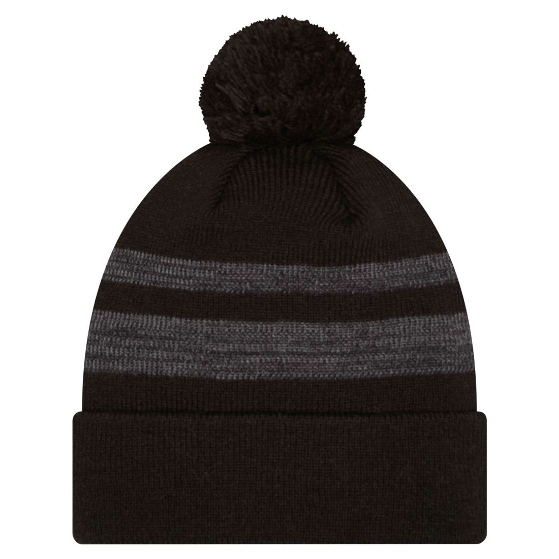 New York Jets New Era Black Dispatch Cuffed Knit Hat with Pom - NFL
