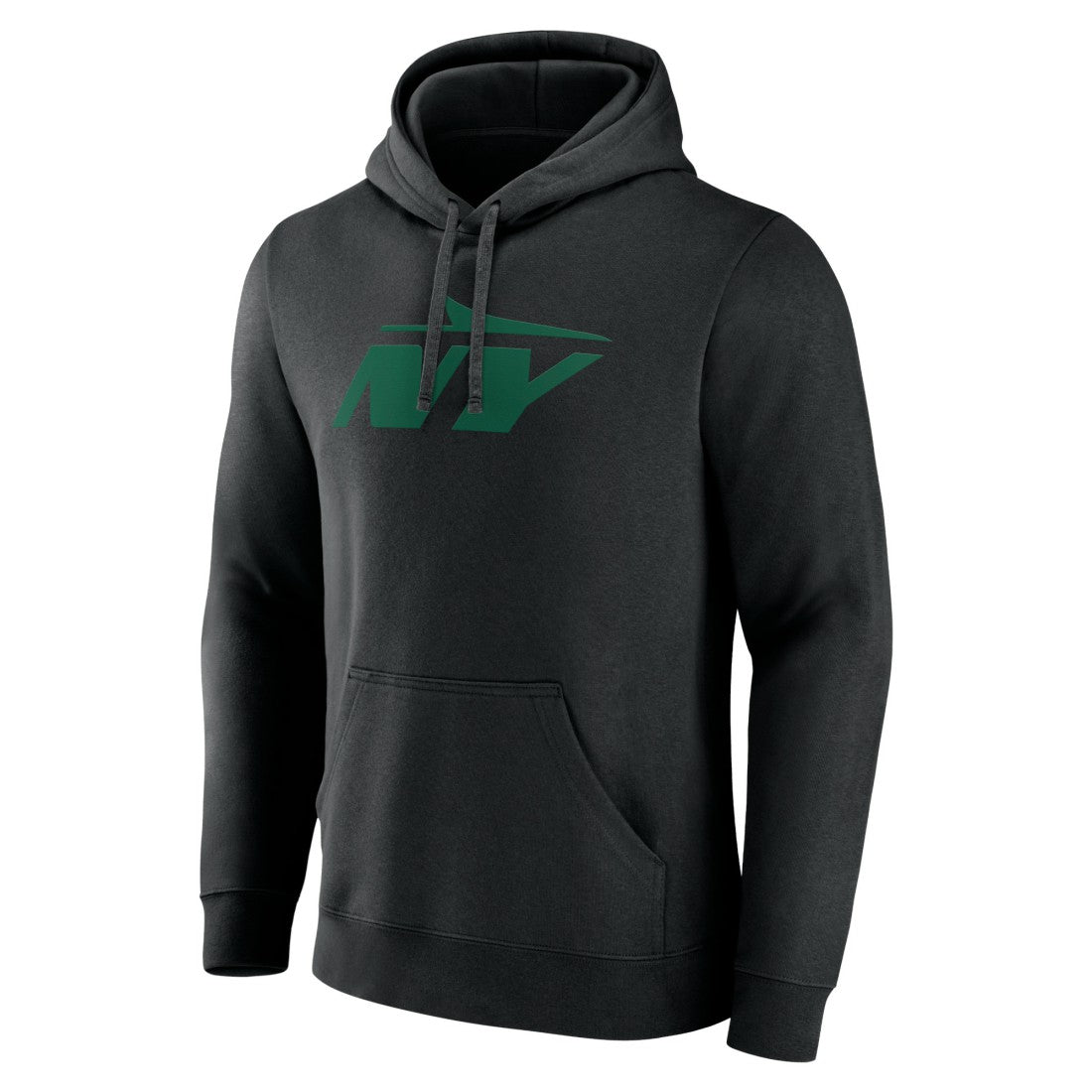 New York Jets Secondary Logo Pullover Hoodie Black - NFL
