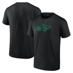 New York Jets Secondary Logo Lightweight T-Shirt Black - NFL